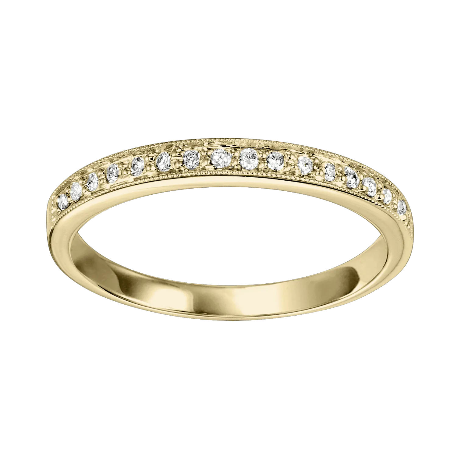 10K Yellow Mixable Ring