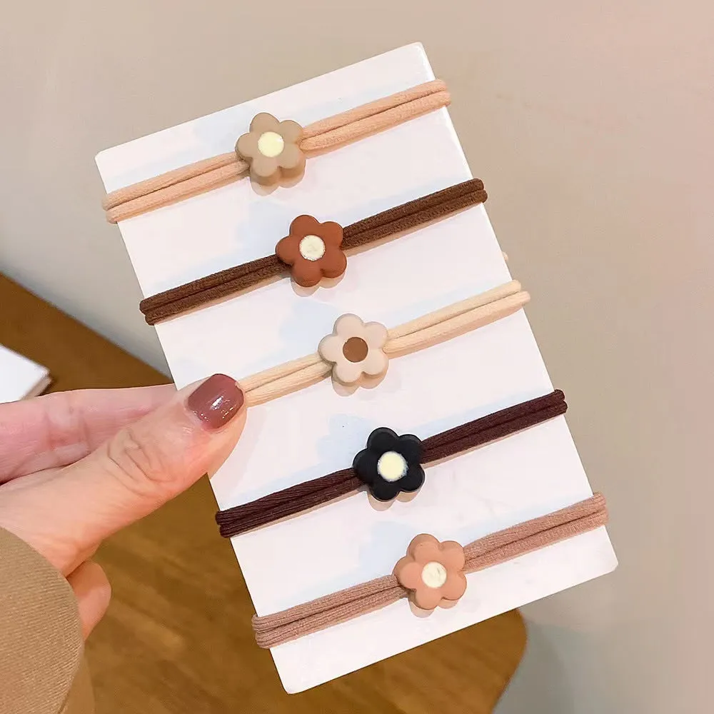 5 Pcs Kid's Hair Elastic 460190