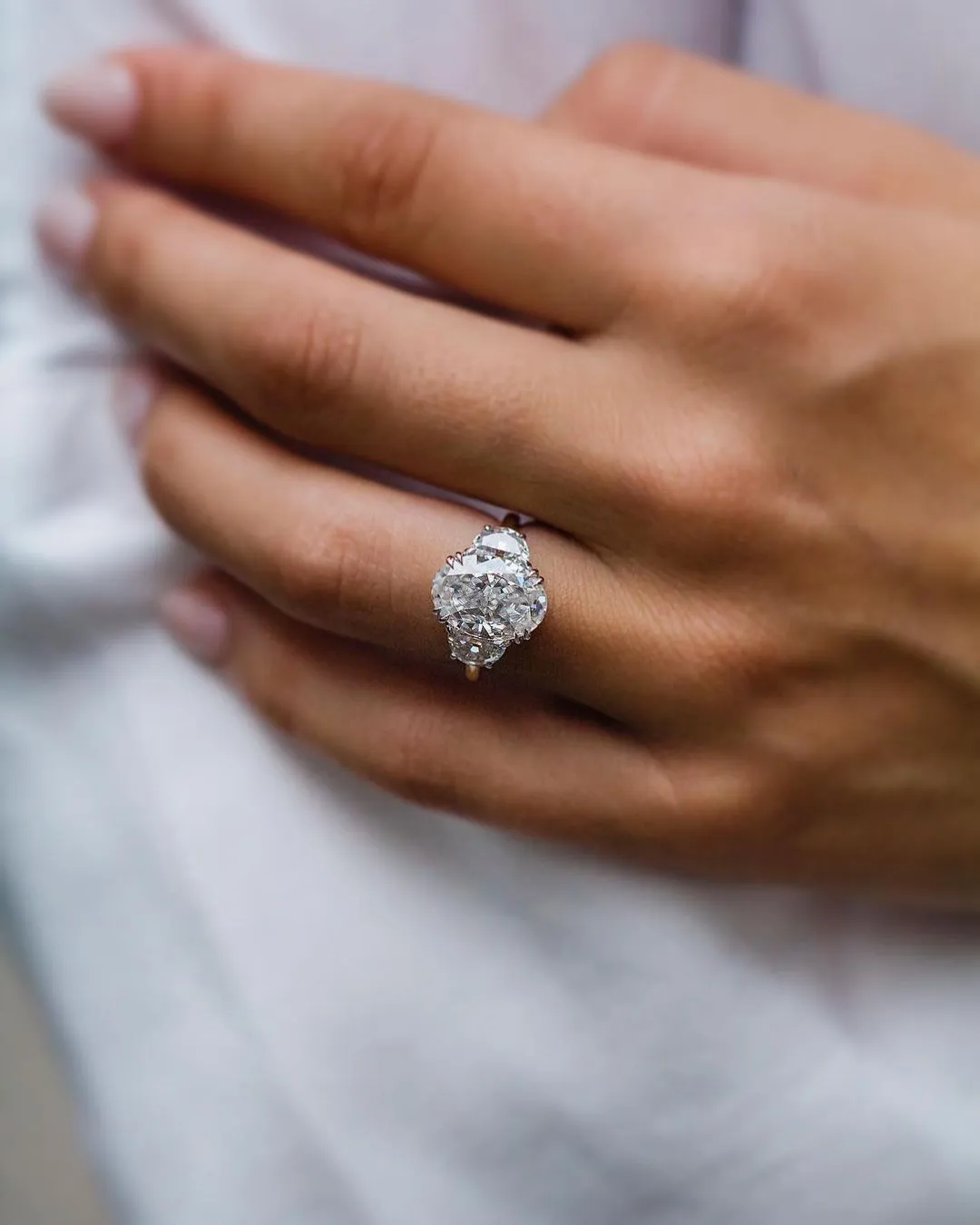 5CT Three Stone Engagement Ring