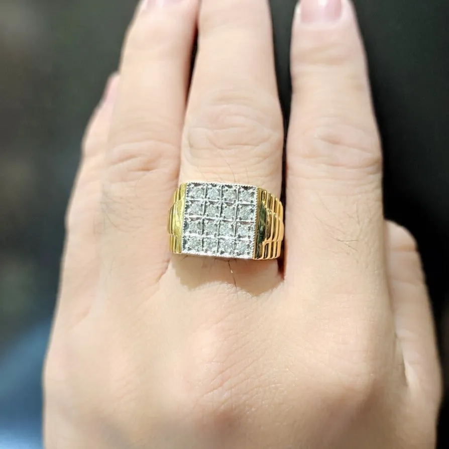 .80ctw  Diamond Men's Ring 18K