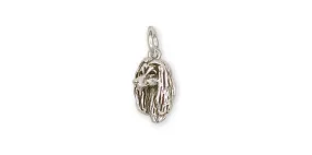 Afghan Hound Charm Jewelry Sterling Silver Handmade Dog Charm AF2-C