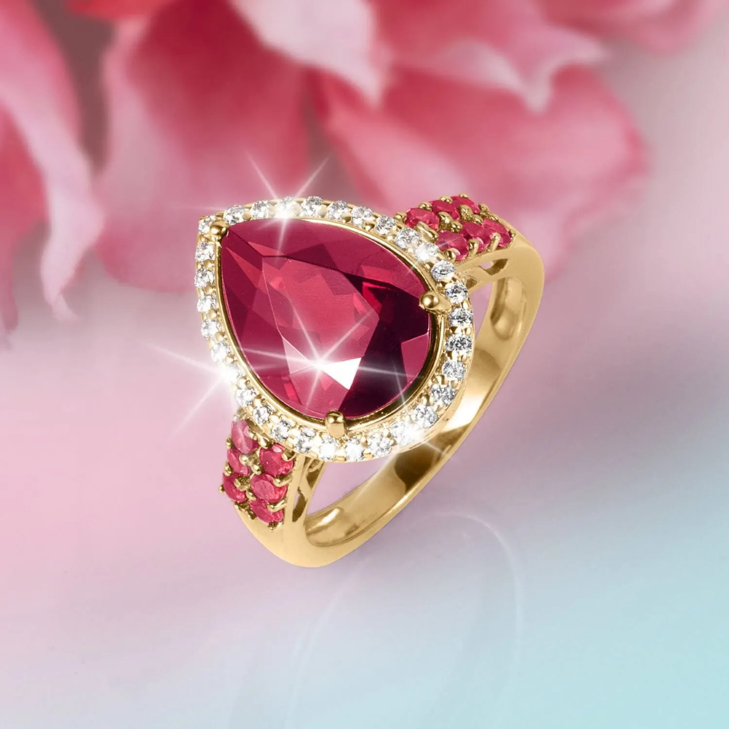 Amore Garnet Ring