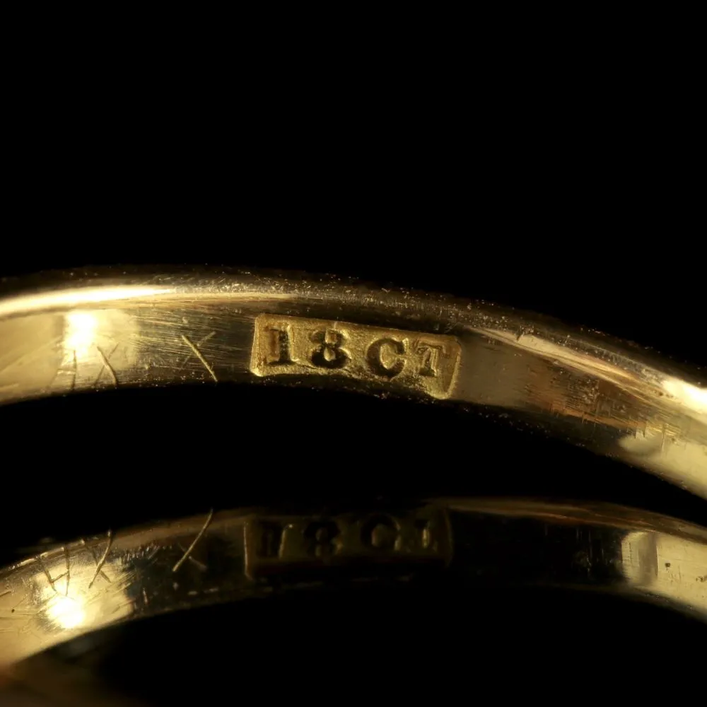 Antique Victorian Diamond Cluster Engagement Ring