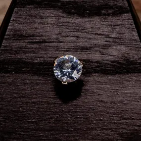 Aqua Swarovski Crystal- Prong