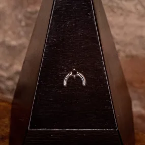 Arc in White Gold- Genuine Black Diamonds
