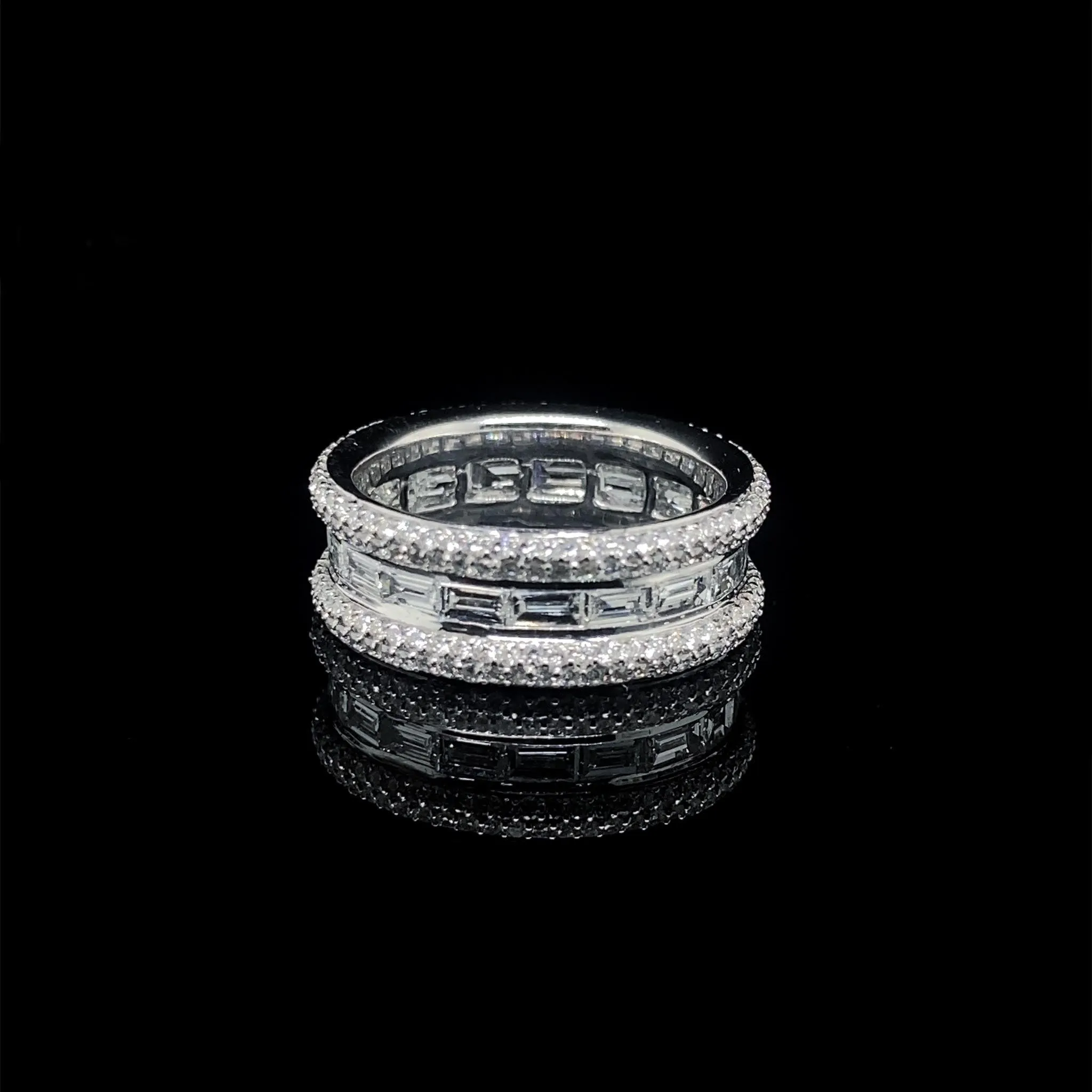 #BA144 | Full Eternity Unisex Diamond Ring 18kt