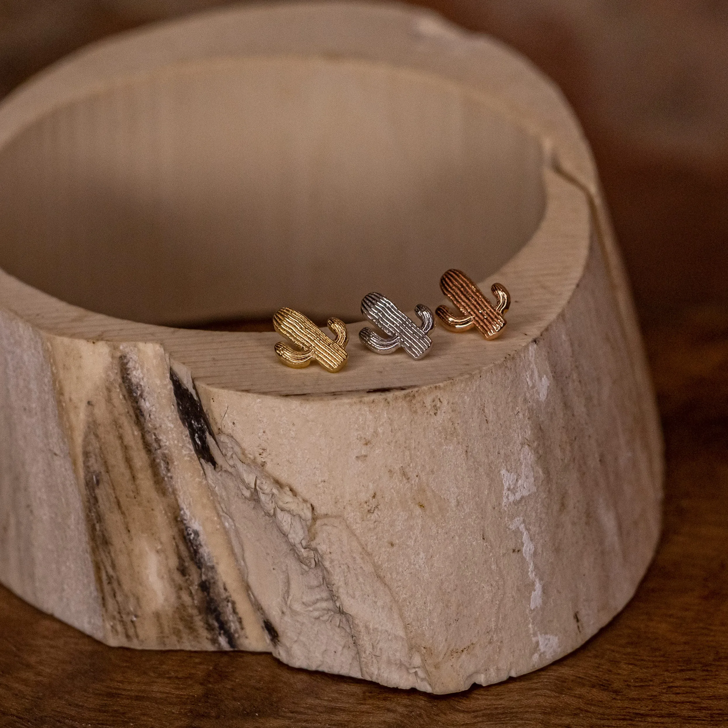 Cactus in Yellow Gold
