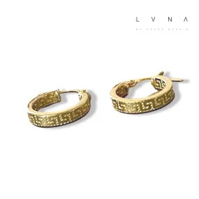 #GOLD2024 | 18K Golden Designer Inspired Hoop Earrings
