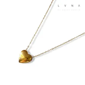 #GOLD2024 | 18K Golden Heart Necklace 18”