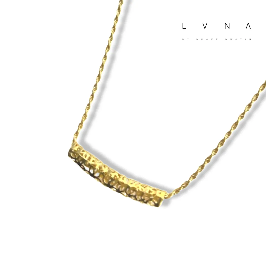 #GOLD2024 | 18K Golden Lucky Tube Necklace Rope Chain