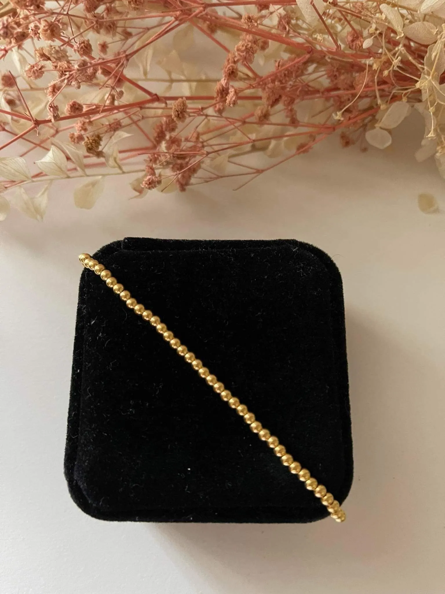 #GOLD2024 | 18K Golden Money Ball Beaded Bracelet