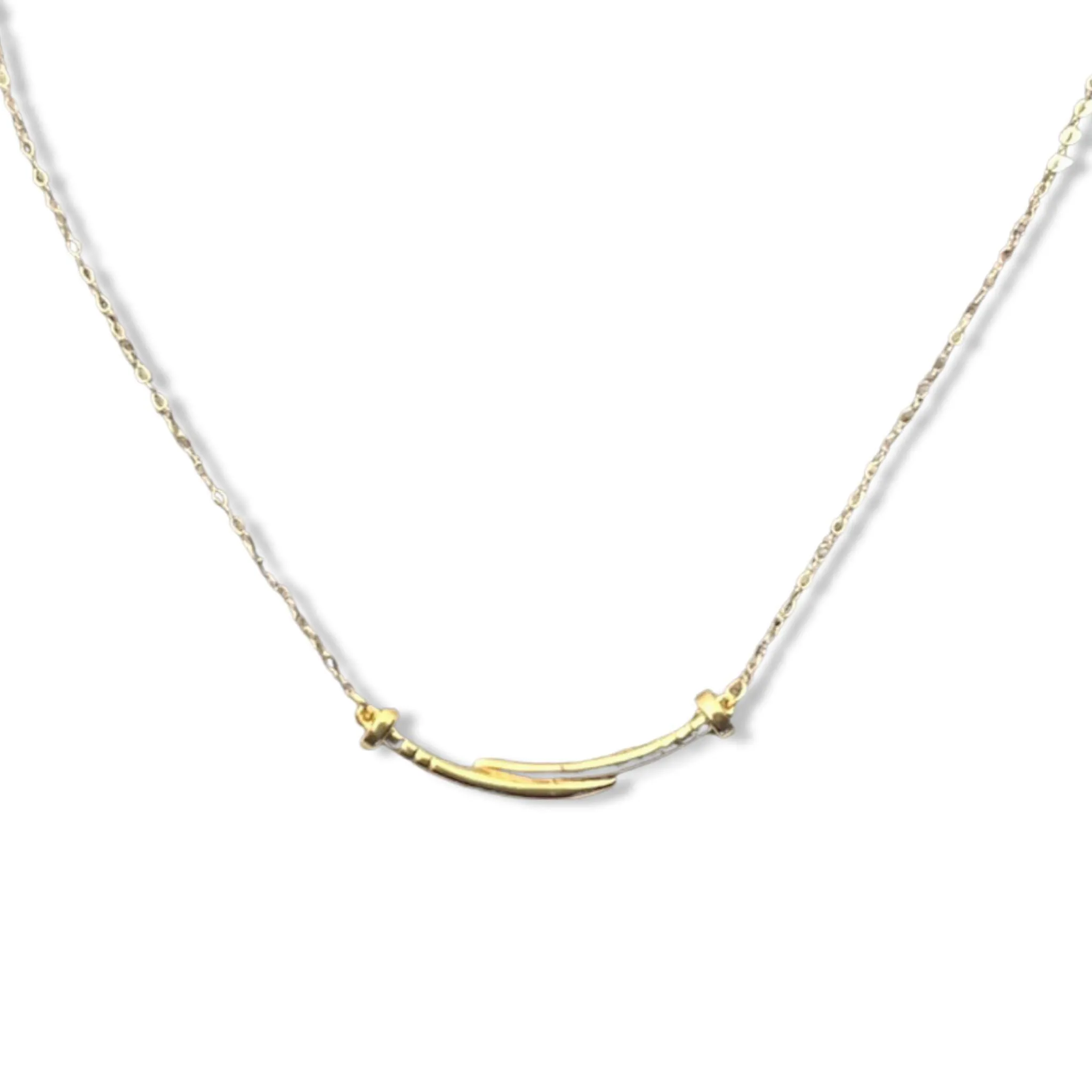 #GOLD2024 | 18K Golden Nail Centered Necklace 18”