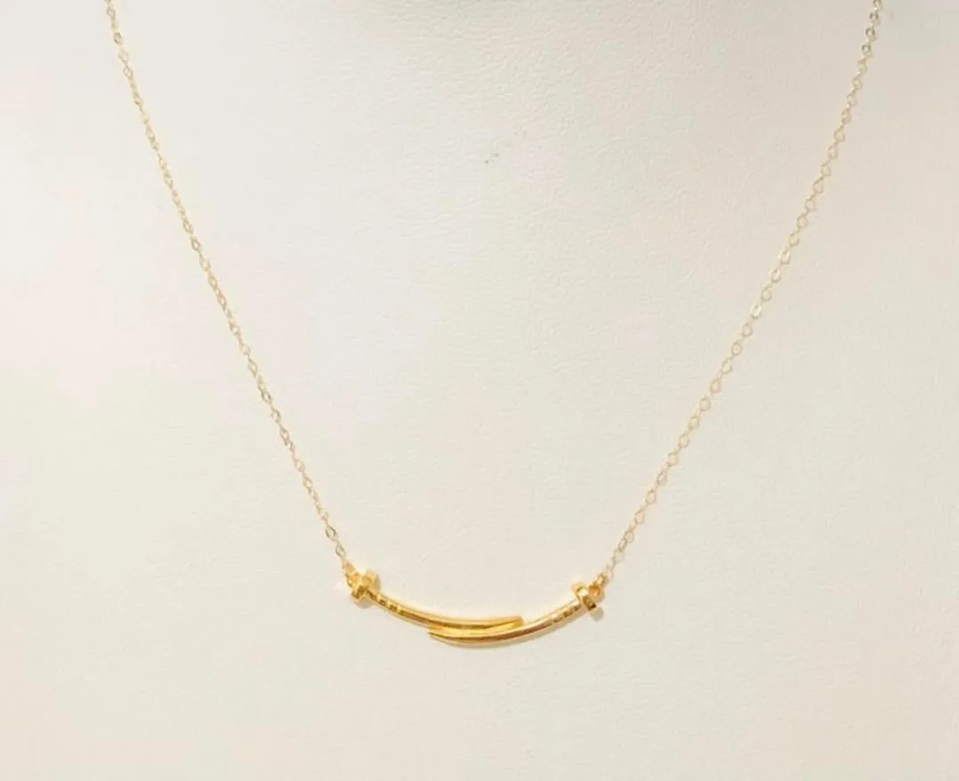 #GOLD2024 | 18K Golden Nail Centered Necklace 18”