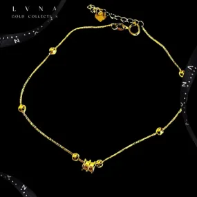 #GOLD2024 | 18K Golden Running Barrel Bracelet