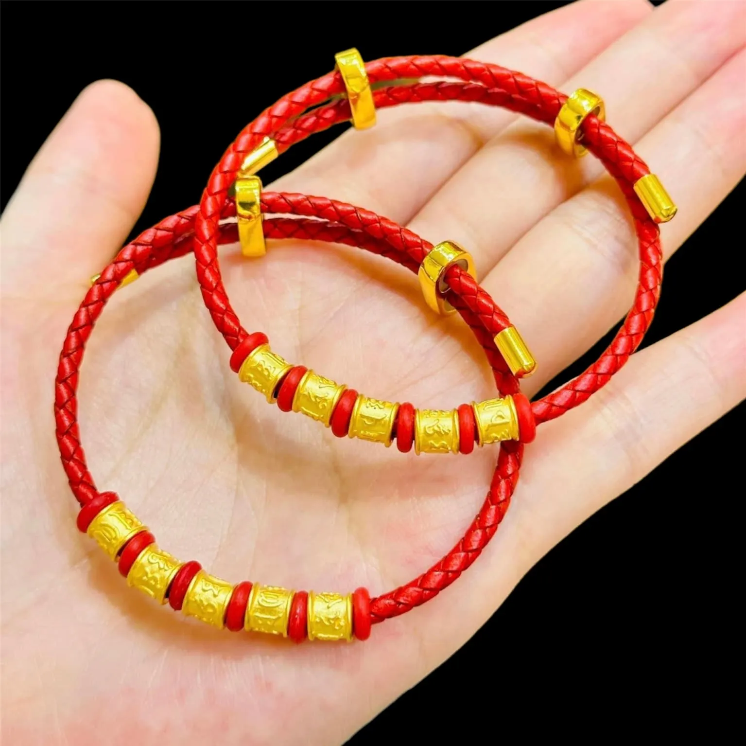 #GOLD2024 | 24K Golden Lucky Charm Mantra Bracelet
