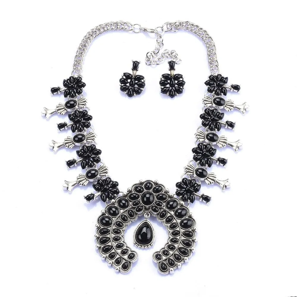 Indian Ethnic Statement Big Choker Turquoise Necklace