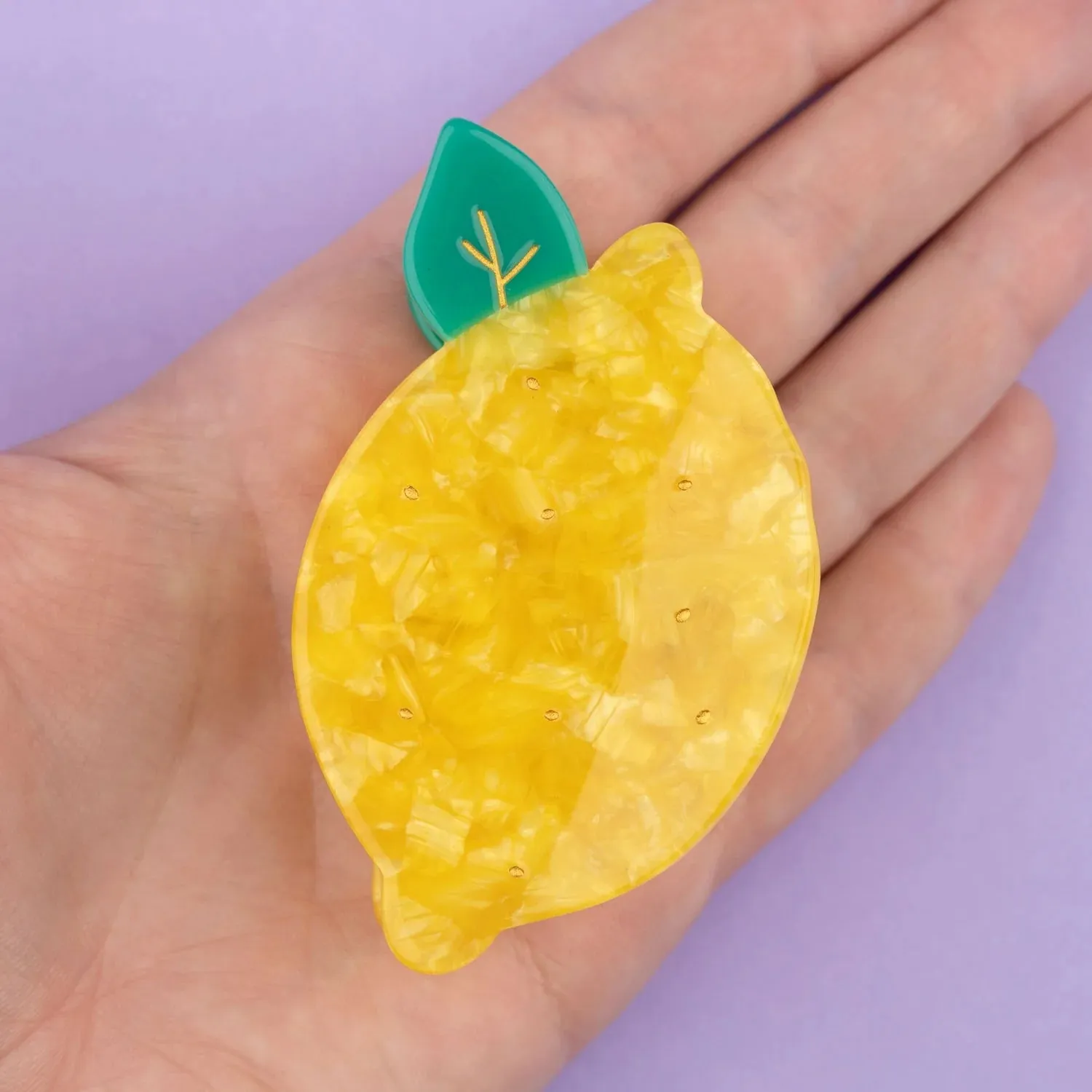 Lemon Hair Clip