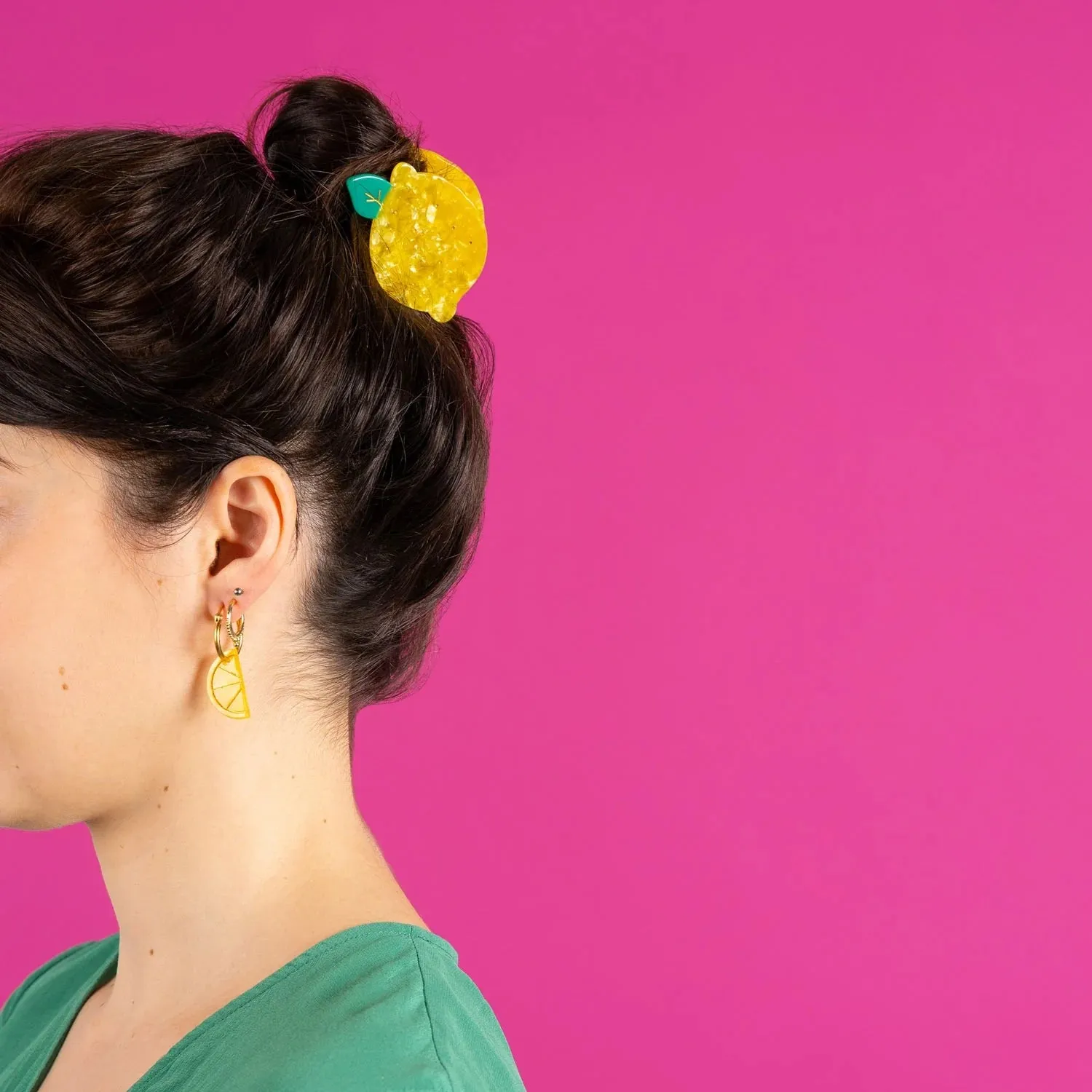 Lemon Hair Clip