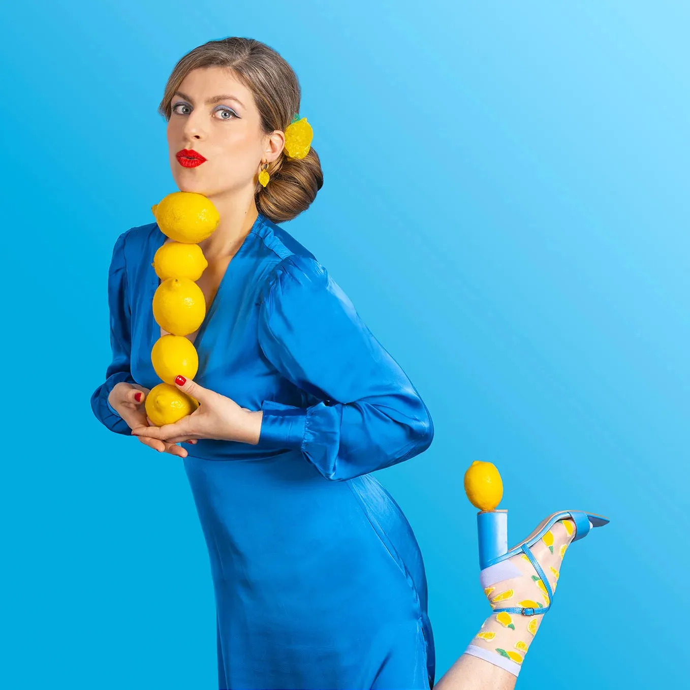 Lemon Hair Clip