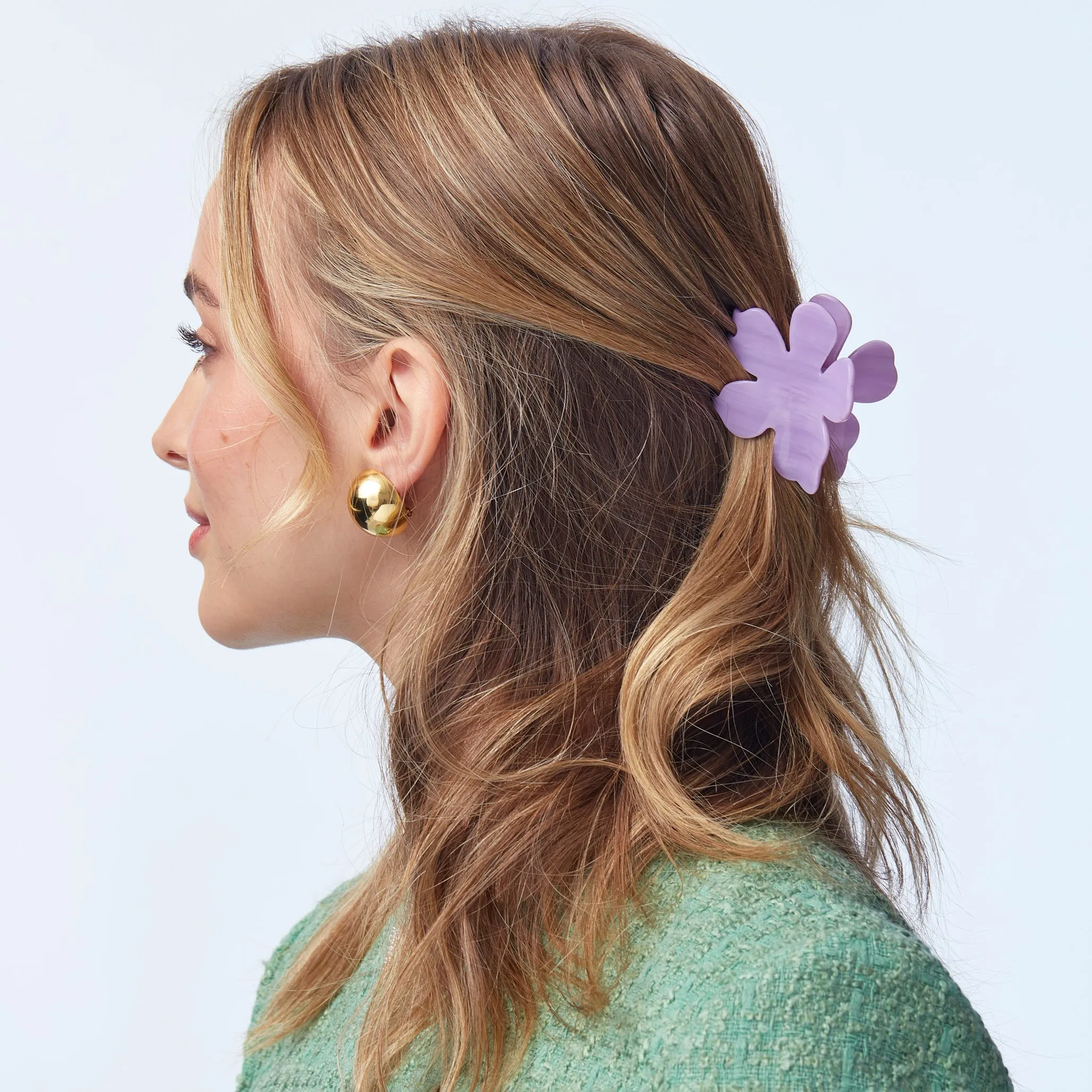 LILAC LILY CLAW CLIP