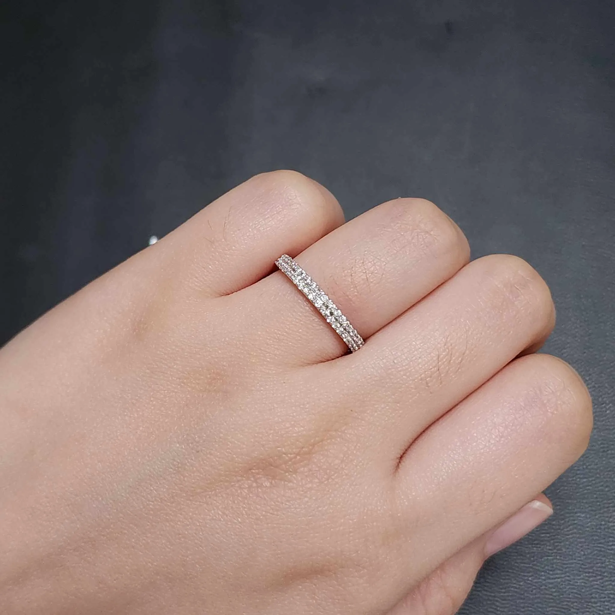 #LVNA2024 | Half Eternity Diamond Ring 18kt