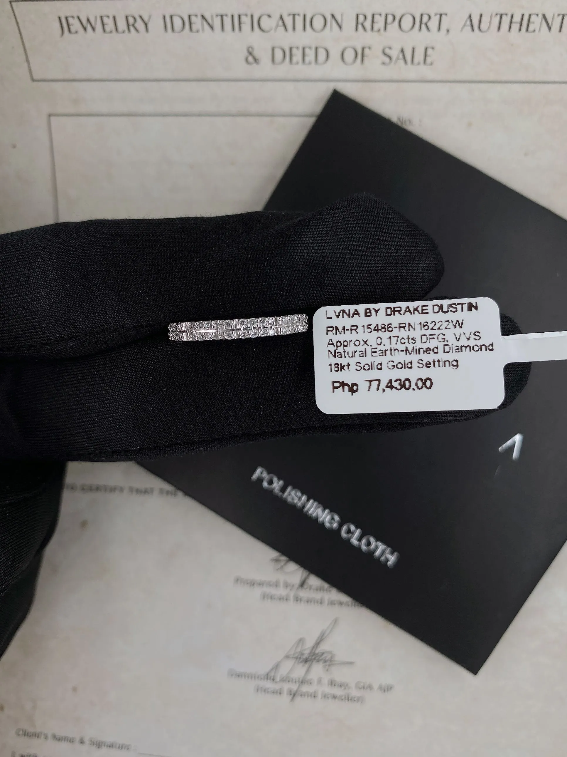 #LVNA2024 | Half Eternity Diamond Ring 18kt