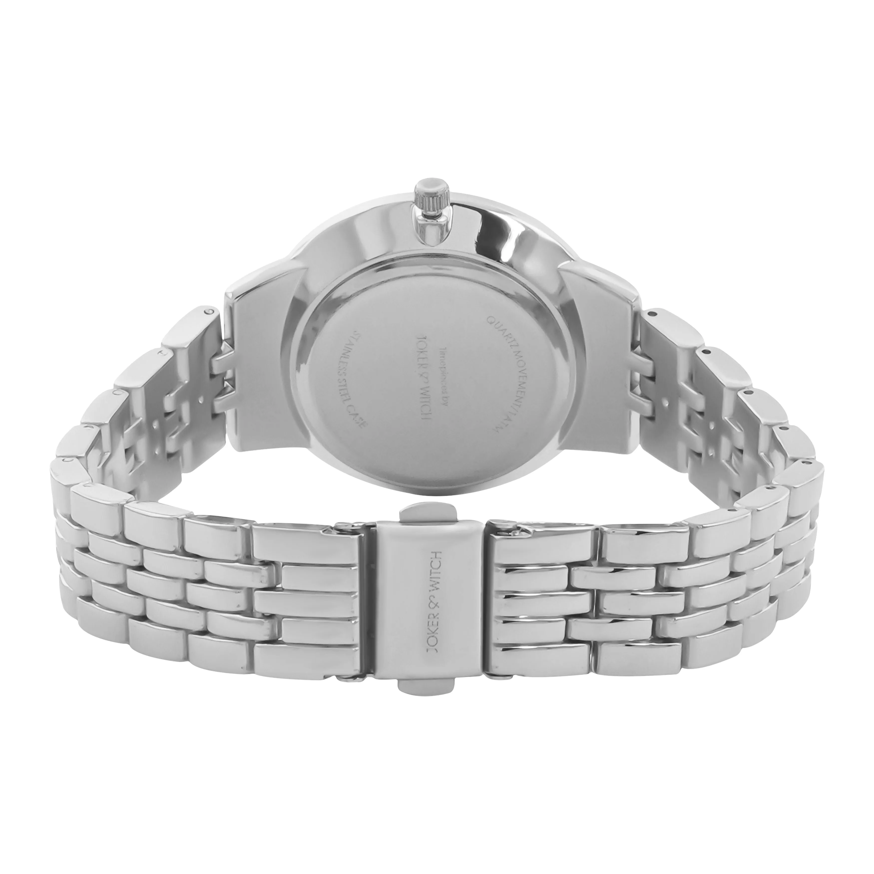 Natalia Silver Watch Bracelet Stack