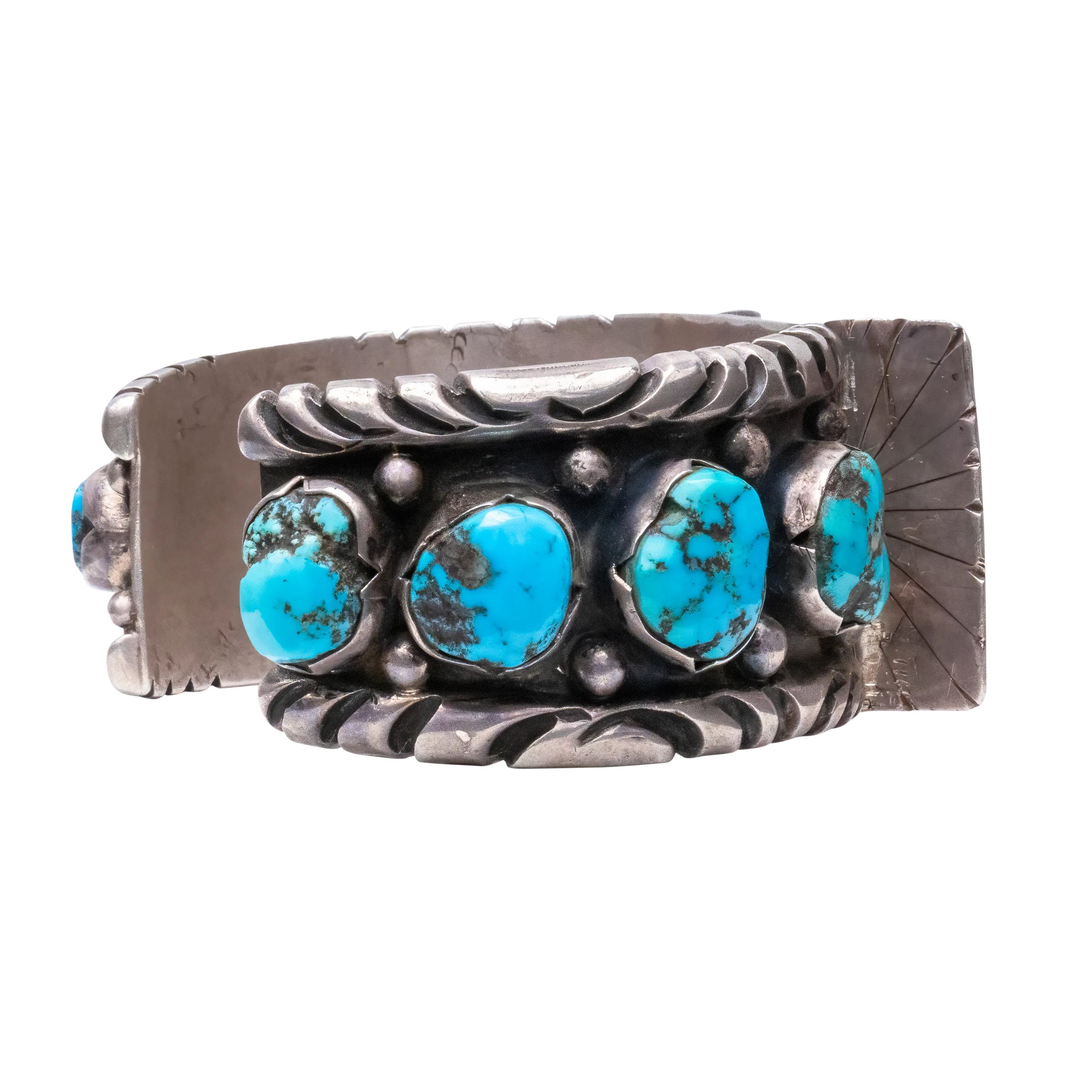 Old Pawn Sleeping Beauty Turquoise Watch Cuff | A.W.