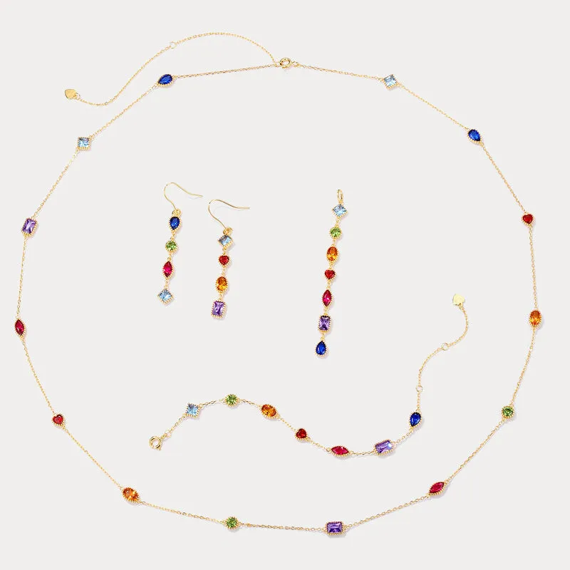 Rainbow Gem Necklace