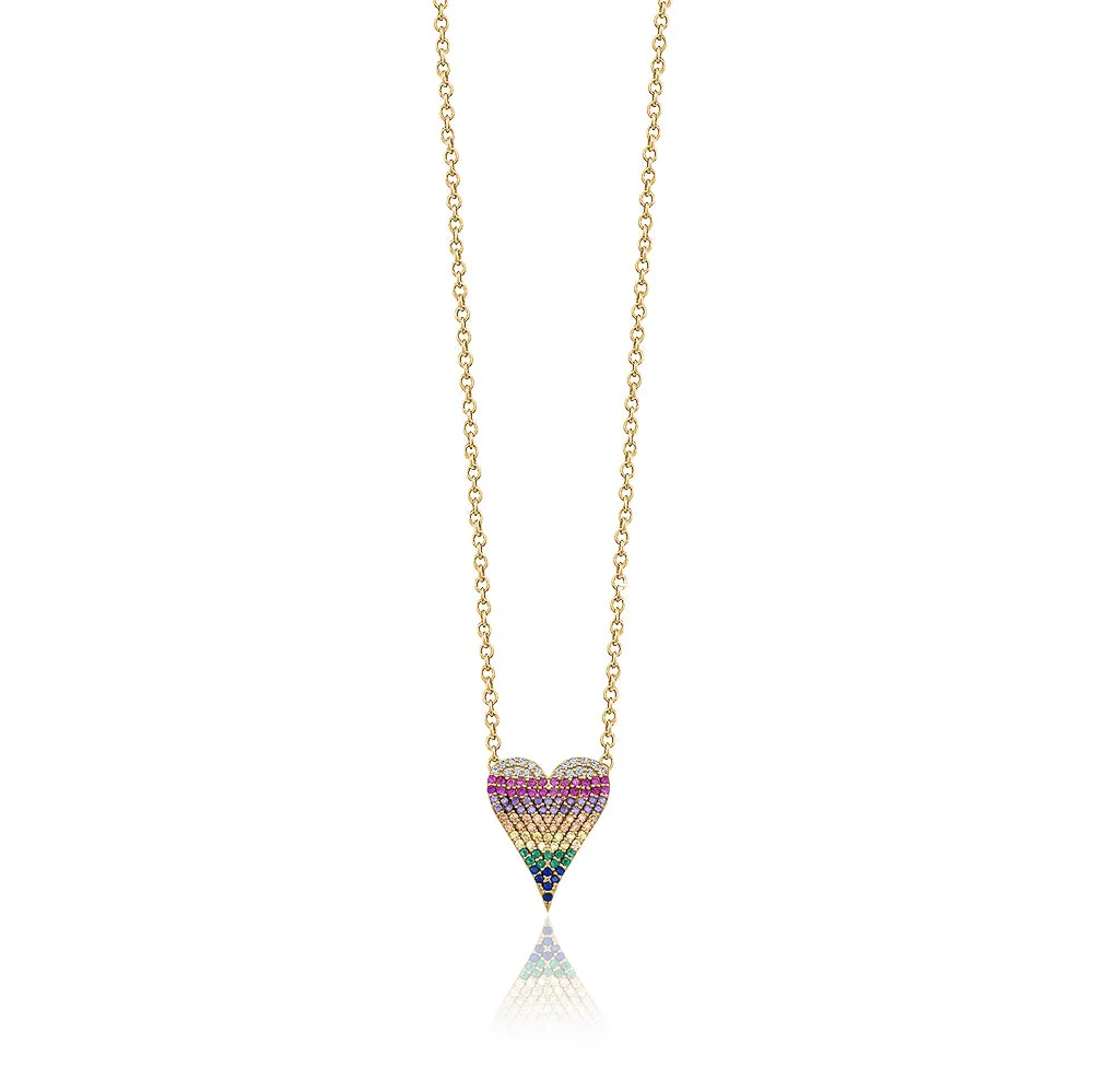 RAINBOW HEART PENDANT