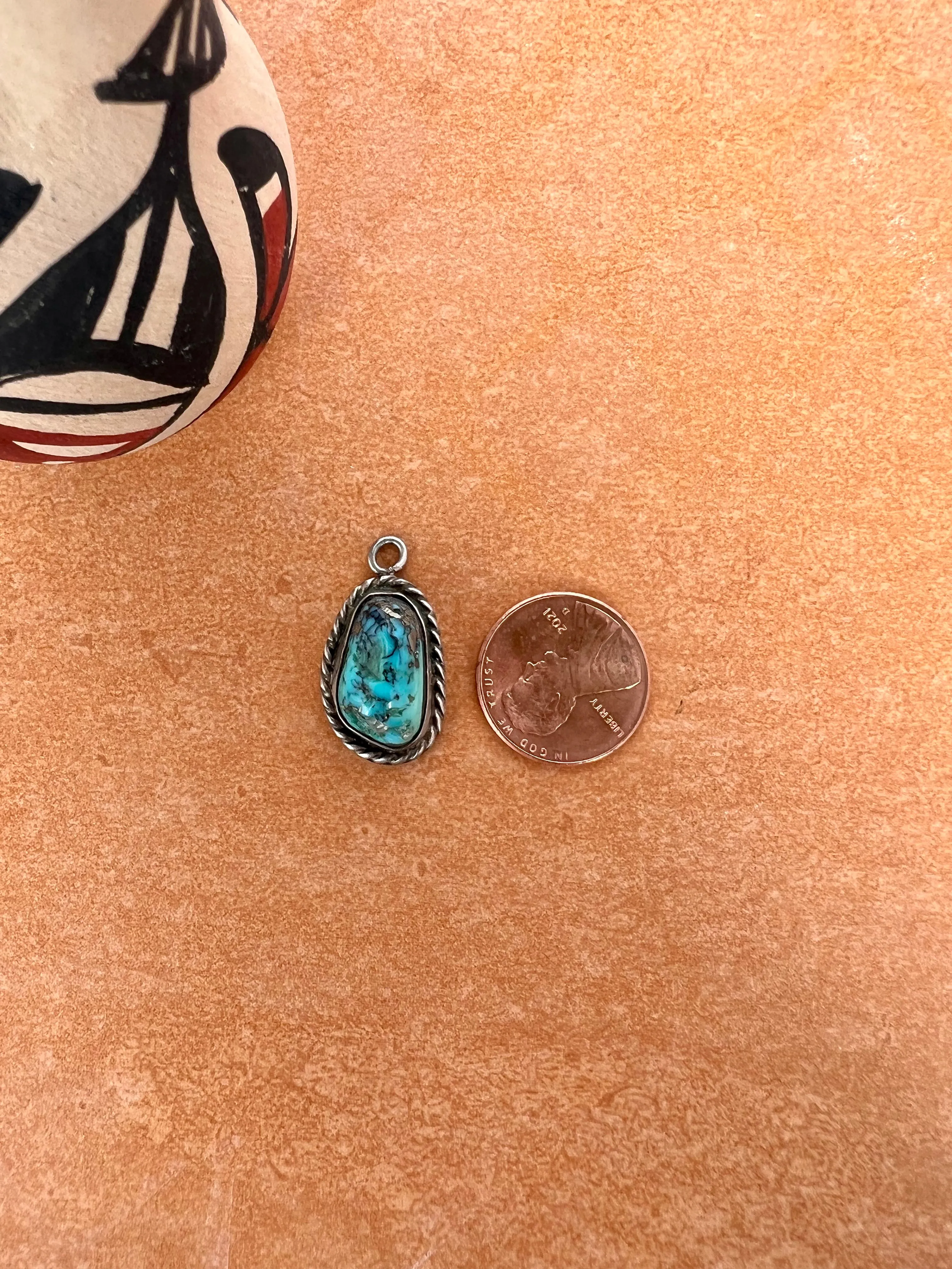 Raw Turquoise Pendant
