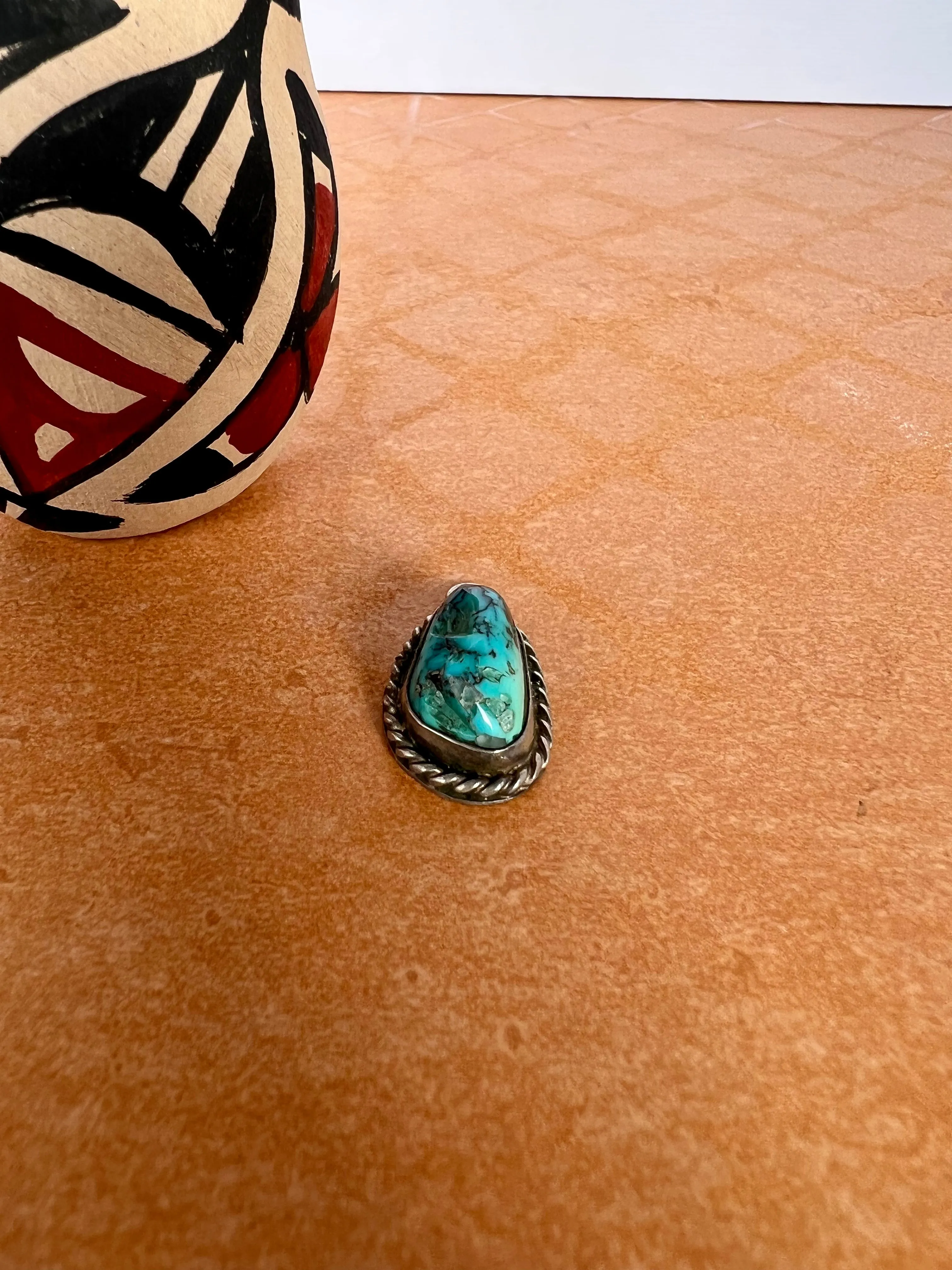 Raw Turquoise Pendant