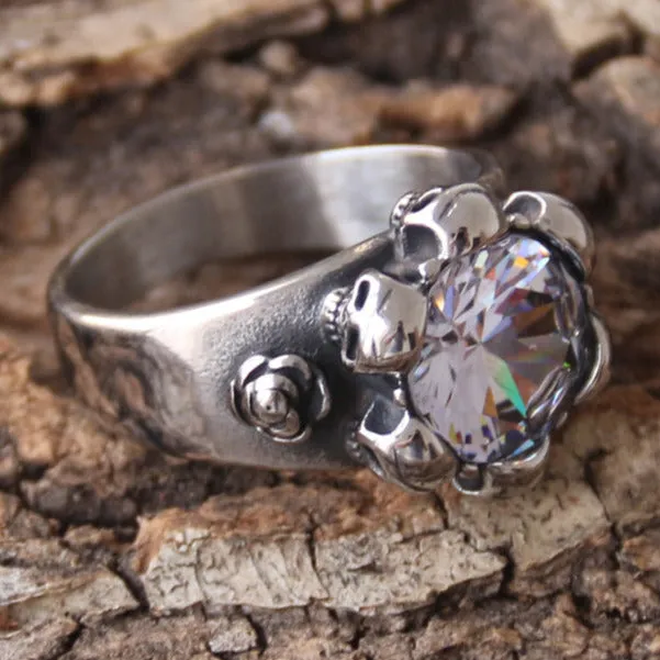 Skulls W/ White Stone - R225