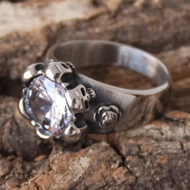 Skulls W/ White Stone - R225