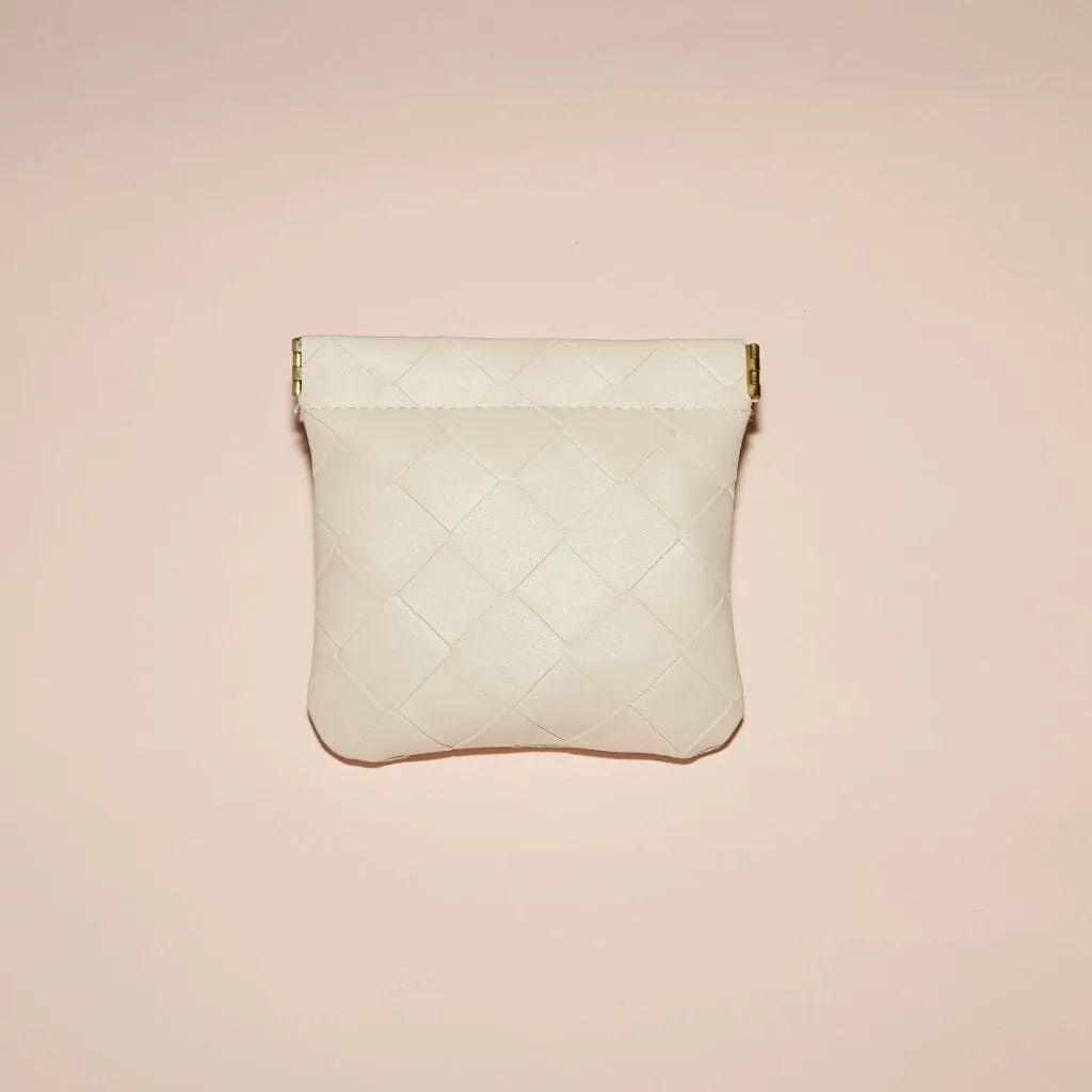 Small woven pouch