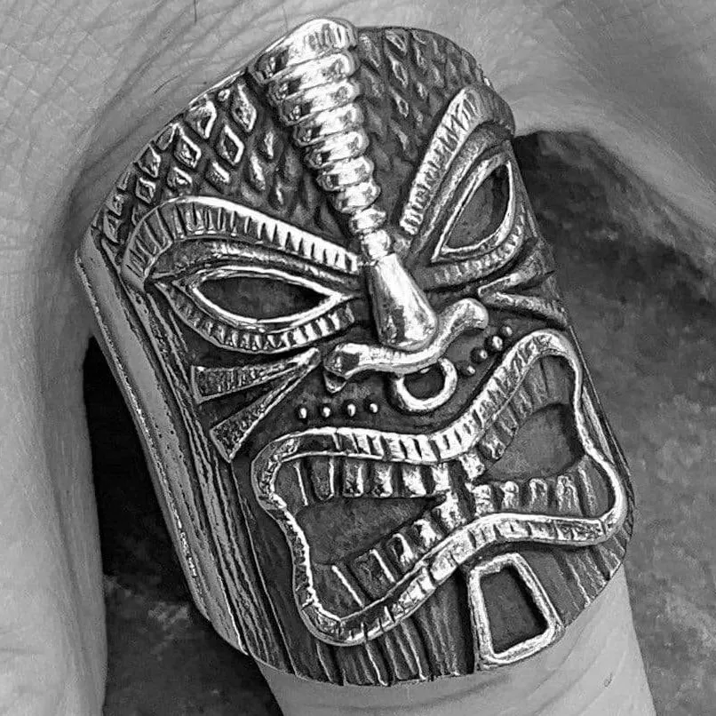 Tiki Ring - The Polynesian - R120