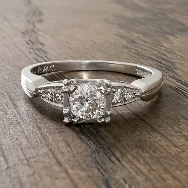 Vintage Engagement Ring, TRB 0.26ct.