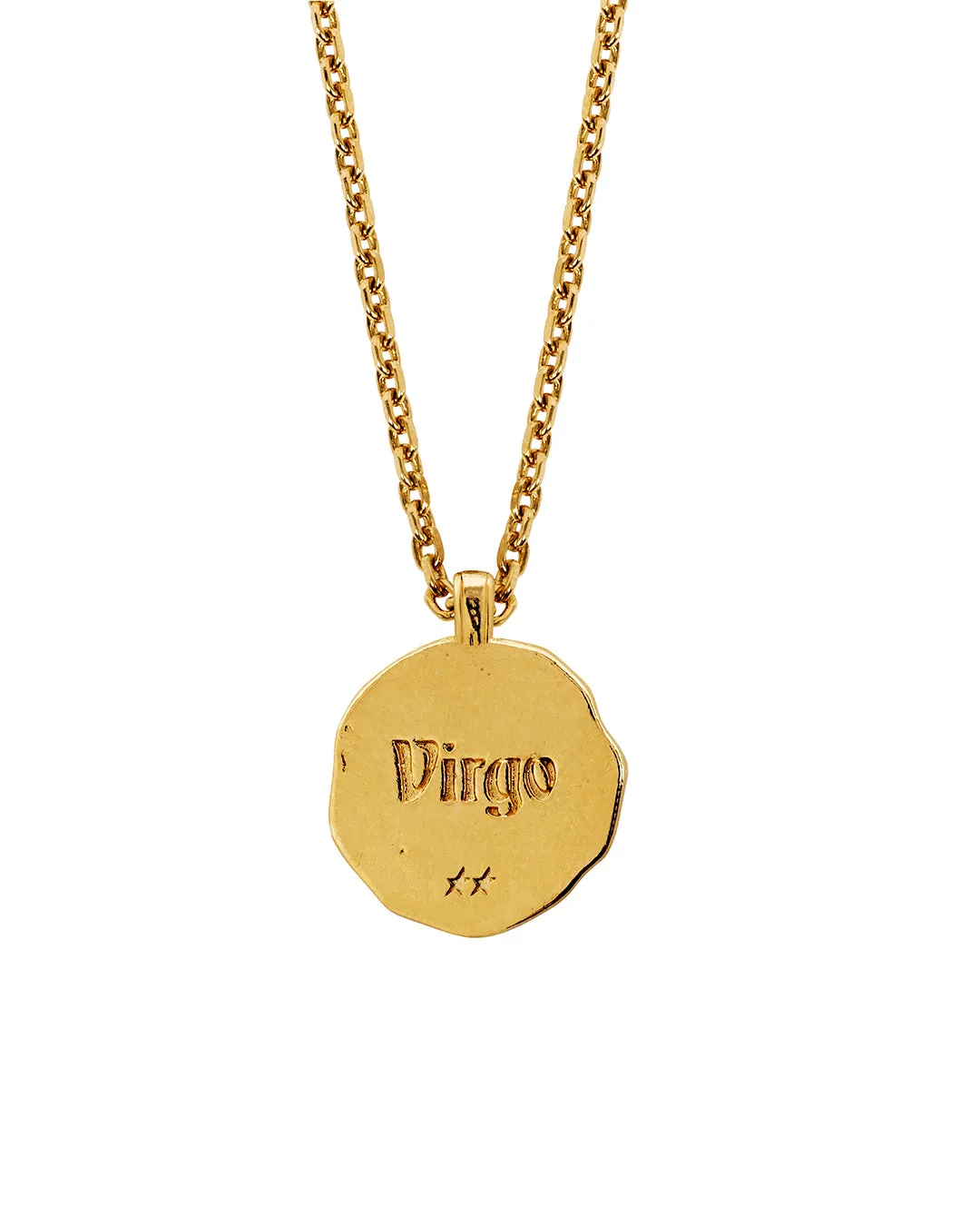 Virgo Necklace Gold